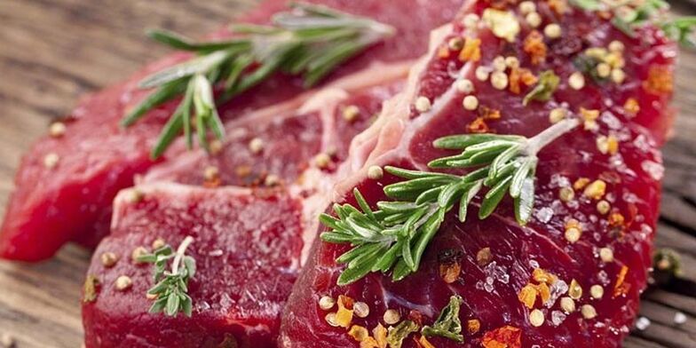 La viande rouge dans l'alimentation d'un homme a un effet bénéfique sur l'érection
